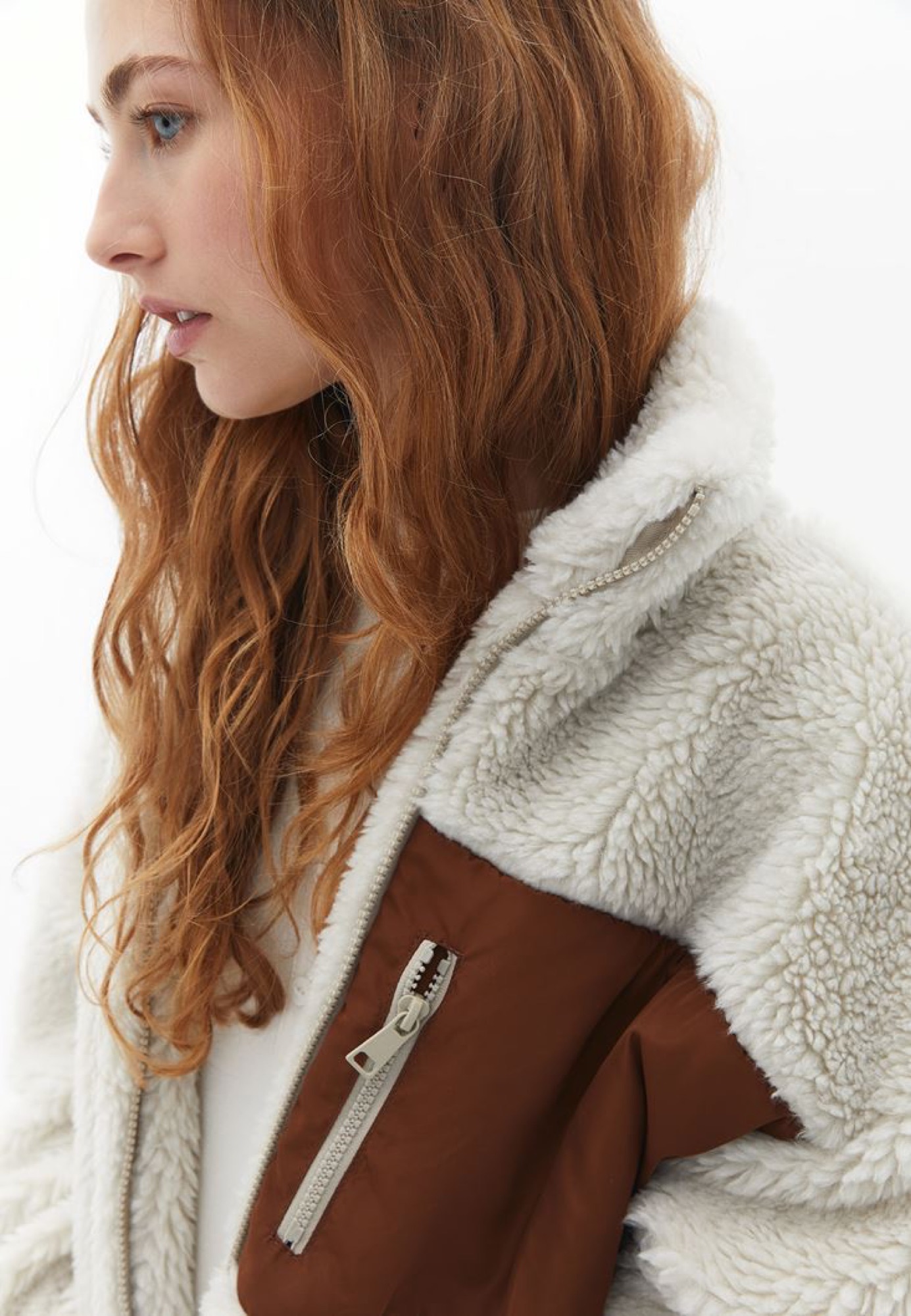 Long Quilted Coat, detail